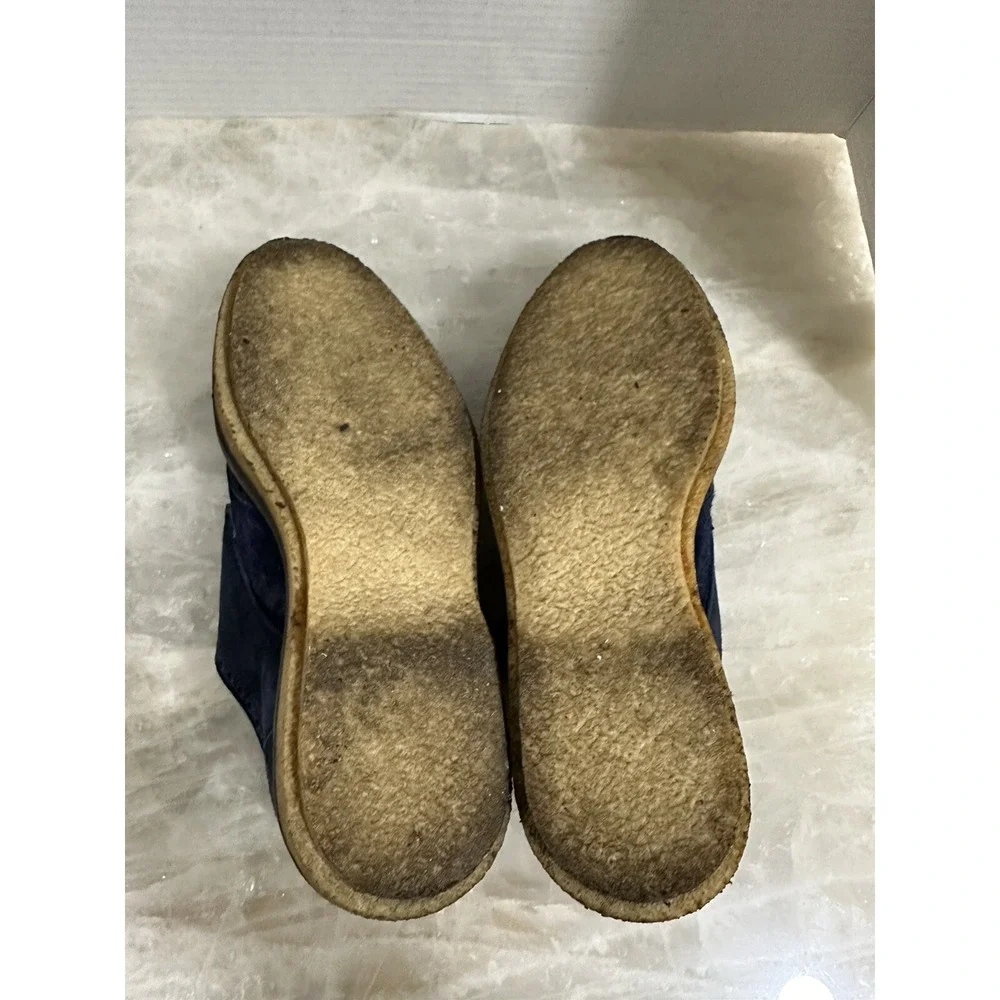 Etro Mens Blue Suede Double Monk Strap Shoes UK 41 US 8.5